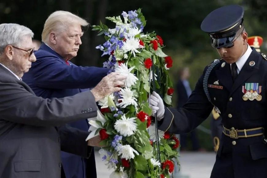 ABD'de yeni skandal! Trump'tan askeri mezarlıkta seçim kampanyası