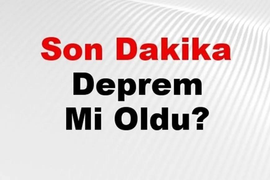 Son dakika Kahramanmaraş'ta deprem mi oldu? Az önce deprem Kahramanmaraş'ta nerede oldu? Kahramanmaraş deprem Kandilli ve AFAD son depremler listesi 30 Ağustos 2024